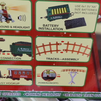 Pista de Comboios de Natal 44 peças