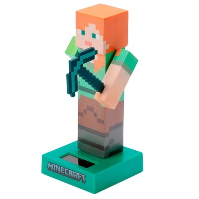Boneco Solar Alex Minecraft