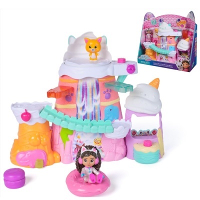 Gabby e a casa mágica o filme - cenário montanha doce de filme 2 figuras 8 acessórios
