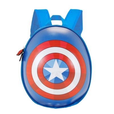 Mochila Eggy CAPITAN AMERICA SHIELD CAP 28cm