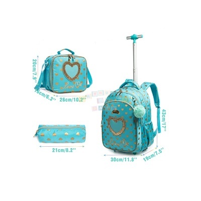 Conjunto Escolar com Trolley Love Me