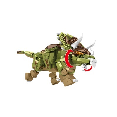 GIROS ENCAIXES 6+ DINO TRICERATOPS
