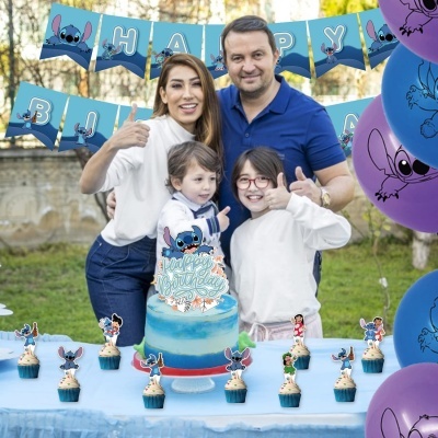 Kit aniversário Stitch Disney