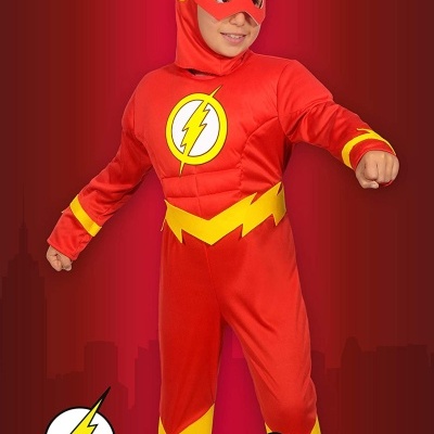 Fato de The Flash Fashion Fashion Original DC Comics
