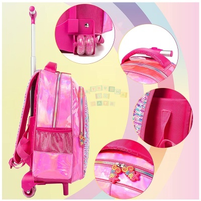 Conjunto Escolar Trolley Unicorn Queen Lantejoulas