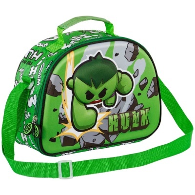 Lancheira 3D Greenmass Hulk Avengers Marvel