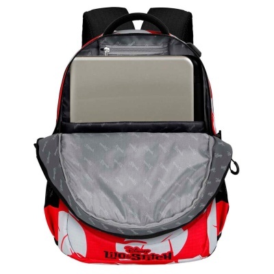 Mochila Escolar Kiss Stitch Disney 44cm adaptável