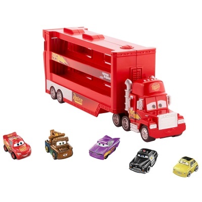 Mini Mack + 5 mini carros Cars Disney Pixar