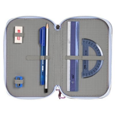 Estojo com material Believe Frozen II Disney triplo 36 pcs