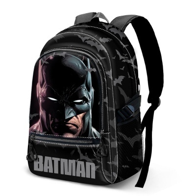 Mochila Escolar Face Batman DC Comics 44cm adaptável