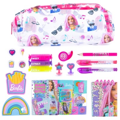 Set papelaria Barbie