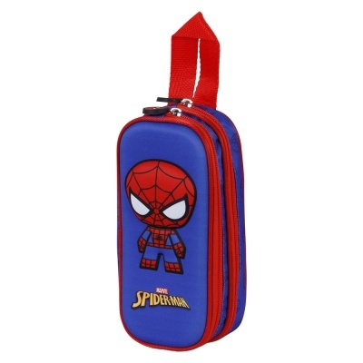Porta-lápis 3D Bobblehead Spiderman Marvel duplo