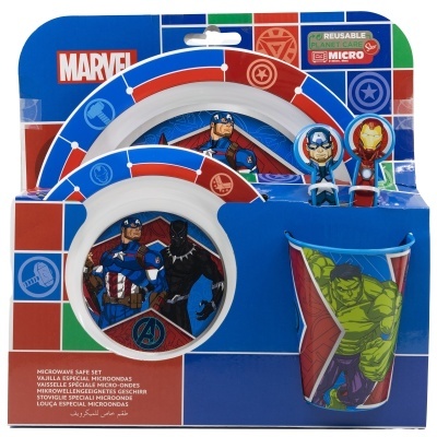 Conjunto de Refeição 5 peças Avengers
