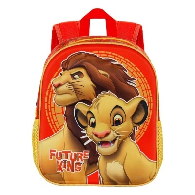 Mochila 3D Pré-Escolar Future King O Rei Leão 31 cm