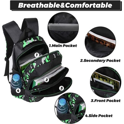 Conjunto Escolar Futebol "Green" - 3 peças