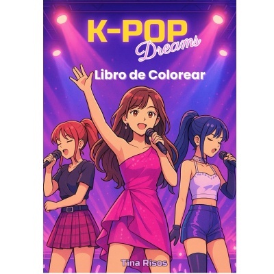 Livro de pintar Bonecas K-Pop Demon Hunters