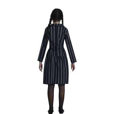 Fato colegial Wandinha Wednesday Addams -  adolescente