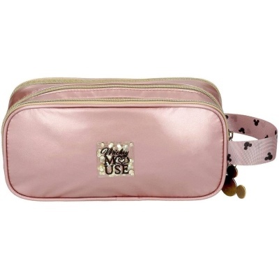 Porta-lápis Mickey Outline Rosa triplo