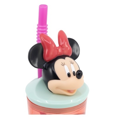 Copo de Plástico Figura Minnie 3D de 360 ml