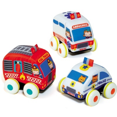 Conjunto de 3 carros de fricção