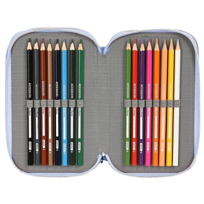 Estojo com material Believe Frozen II Disney triplo 36 pcs