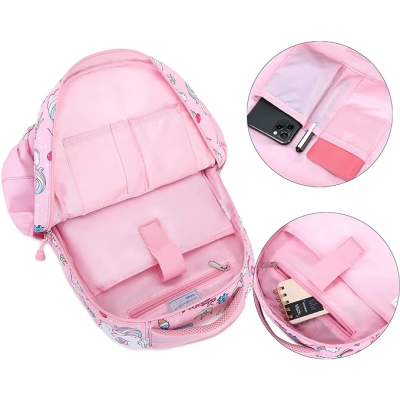 Pack Escolar Unicórnio Pink Rainbow