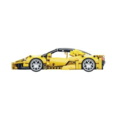 GIROS ENCAIXES 8+ TECHNIC RACING CAR PULLBACK AMARELO