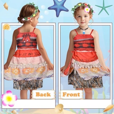 Fato Moana Vaiana Disney