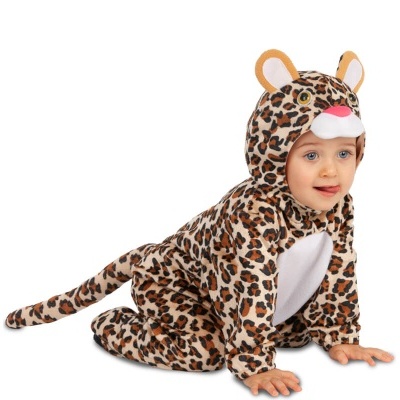 Fato de leopardo para bebé
