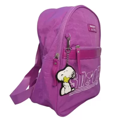 Mochila Casual Snoopy Lilás
