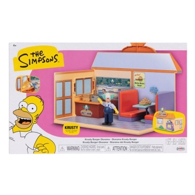 Playset Burger Krusty Os Simpsons
