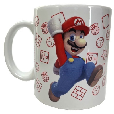Set Caneca + mealheiro Super Mário Bros Nintendo