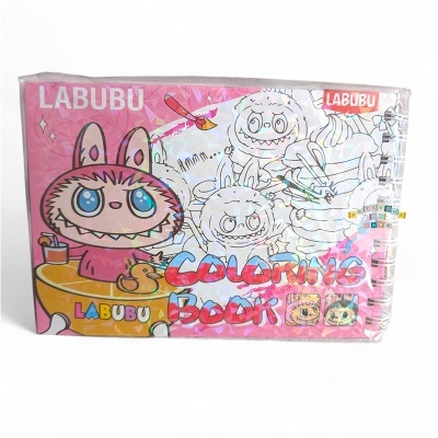 Livros de pintar Boobie Goods Labubu