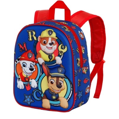 Mochila 3D Pré-Escolar RMC Paw Patrol 25cm