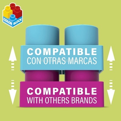 Blocos de Construção 35 peças Color Block