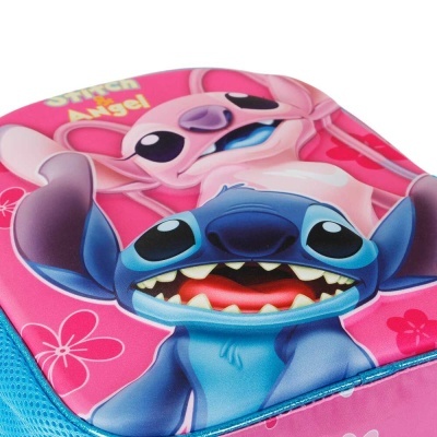 Mochila 3D Pré-Escolar Match Stitch Disney 31cm
