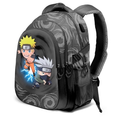 Mochila Escolar Kid Naruto 44cm adaptável