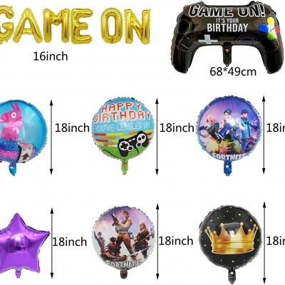 Balões de aniversário Fortnite