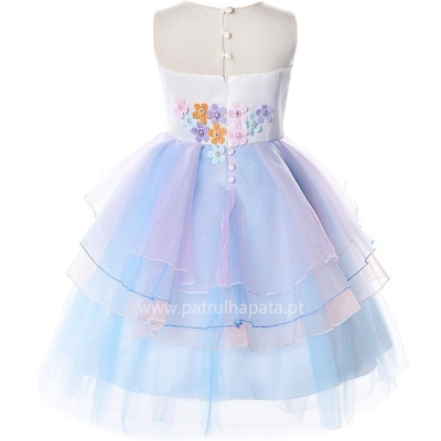 Fato soft blue Unicorn + acessórios