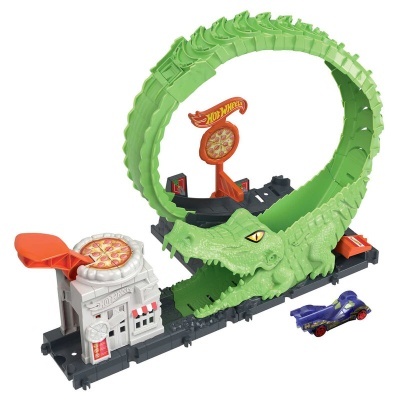 Pista Ataque do Crocodilo City Hot Wheels