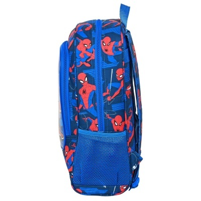 Mochila Escolar Great Power Spiderman Marvel adaptable 42cm