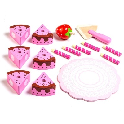 Bolo de aniversário 21pcs madeira