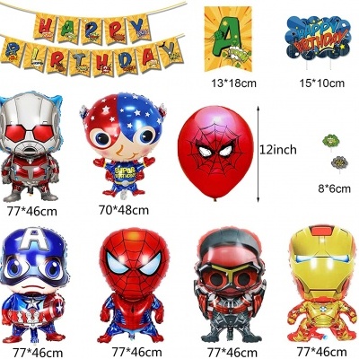 Kit aniversário Avengers Super Heróis