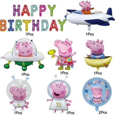 Balões de aniversário Peppa Pig