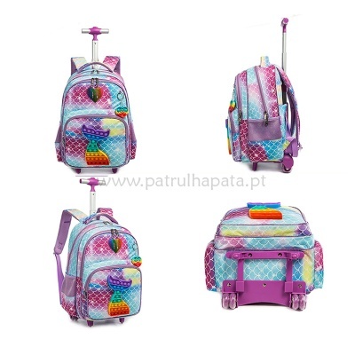 Conjunto Escolar Trolley Sereia Popit
