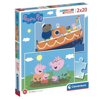 Puzzle Peppa Pig 2x20pcs
