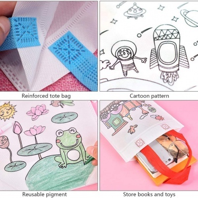 Lembranças aniversário - 10 sacos colorir