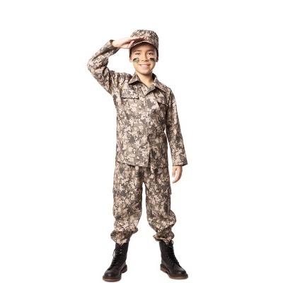 Fato militar para criança