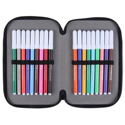 Estojo com material triplo Avengers