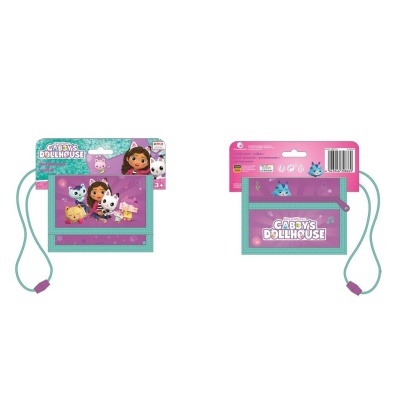Carteira de Velcro Gabby´s Dollhouse 14cm